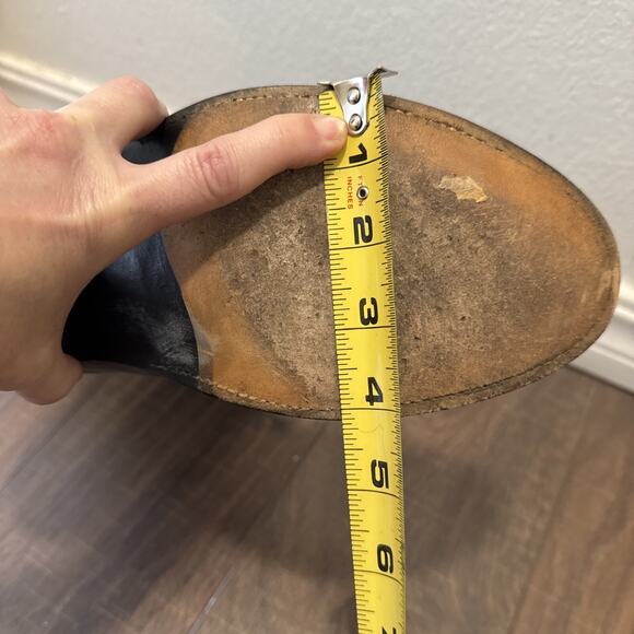 Mens Custom Made Red Brown Caiman Crocodile Western Boots 9.5 E - Picture 12 of 14